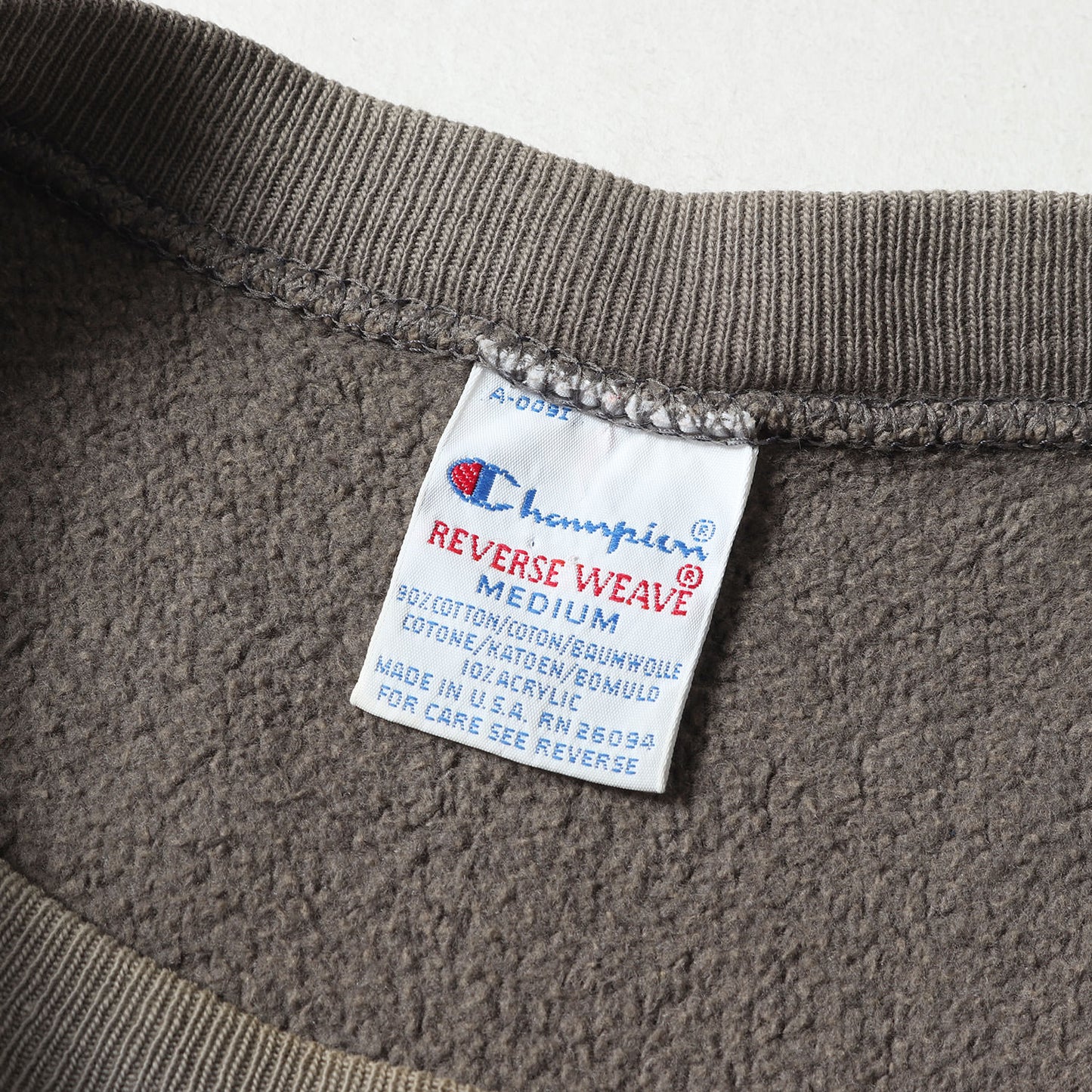 90s 刺繍タグ リバースウィーブ カレッジ スウェット(USA製 /フロリダ国際大学モデル)