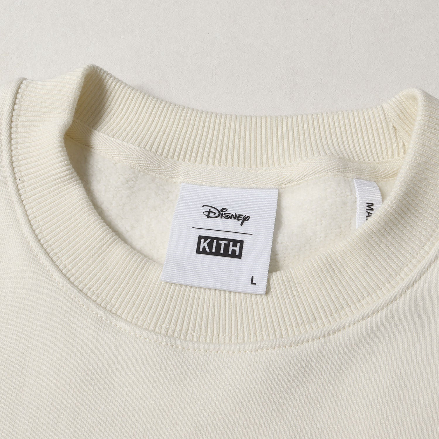 KITH グーフィー 刺繍 スウェット アイボリー