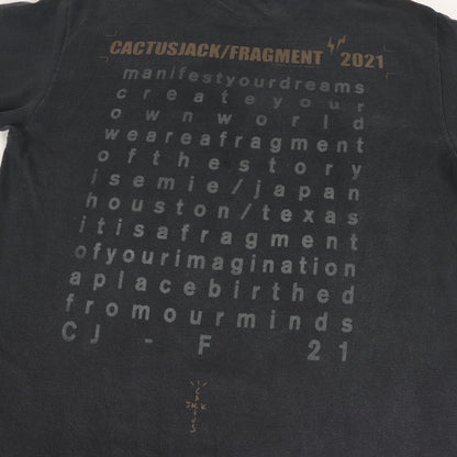 21SS ×fragment design Cactus Jack サンダーマークTシャツ(Create Tee)