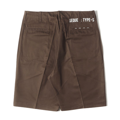 24SS ロゴ刺繍 チノショーツ(CHINO SHORTS TYPE-S)