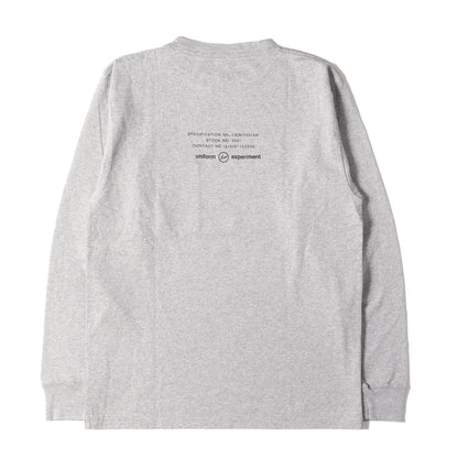 20AW リップストップポケット ロングスリーブ Tシャツ(L/S RIP STOP POCKET TEE)