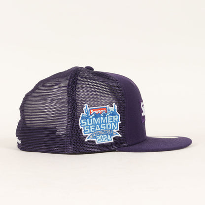 24SS ×NEW ERA BOXロゴ ベースボール メッシュキャップ(Box Logo Mesh Back New Era)