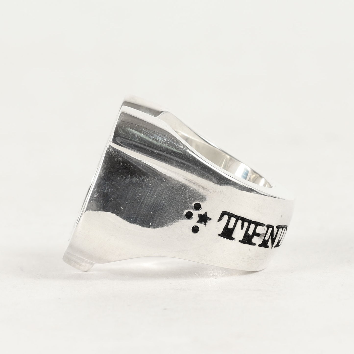 ダイヤ ホースシュー リング(H.S RING SILVER STONE CHICK SIZE)