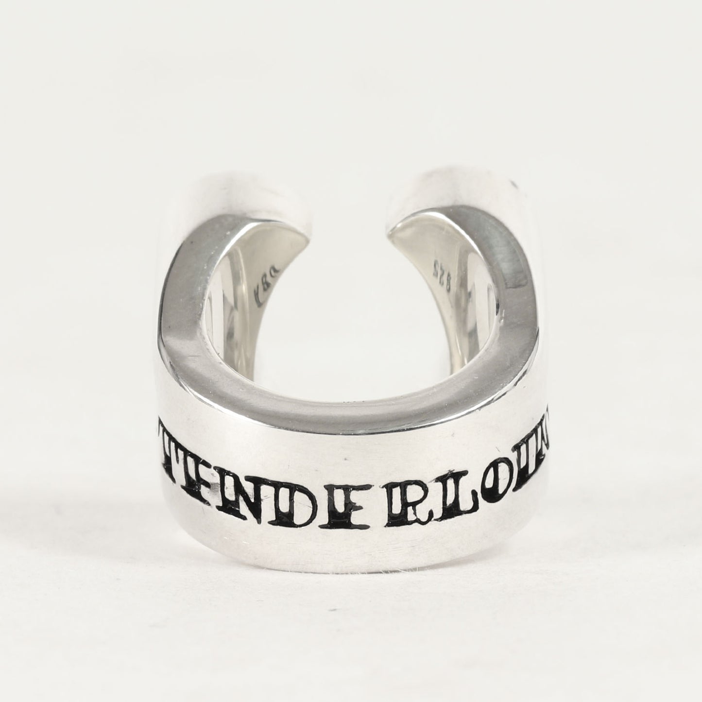 ダイヤ ホースシュー リング(H.S RING SILVER STONE CHICK SIZE)