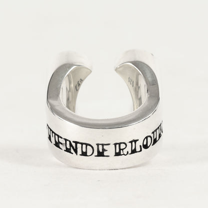 ダイヤ ホースシュー リング(H.S RING SILVER STONE CHICK SIZE)