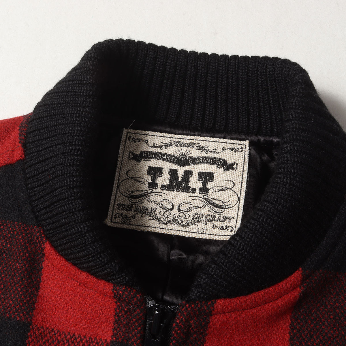 バッファローチェック ウール リブ ジャケット(Buffalo Check Wool Jacket)