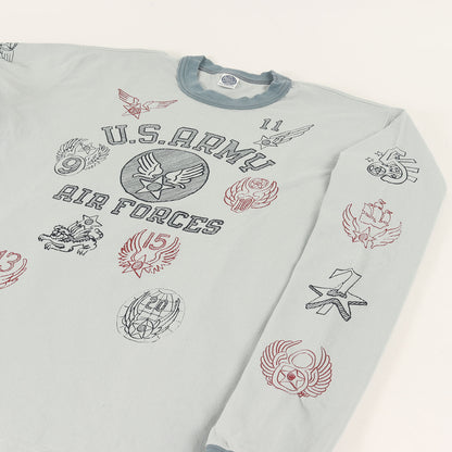 USAAF マルチプリント ロングスリーブ Tシャツ