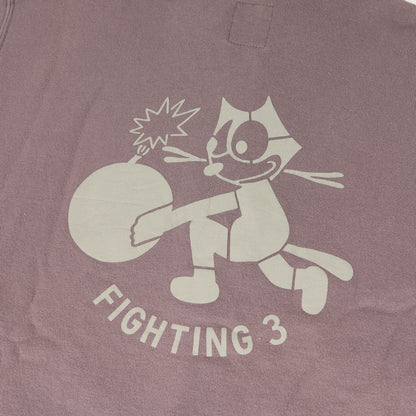 ×FELIX THE CAT U.S.NAVY フィリックス ミリタリー フルジップ スウェット(FULL ZIP SWEAT FELIX USN VF-3)