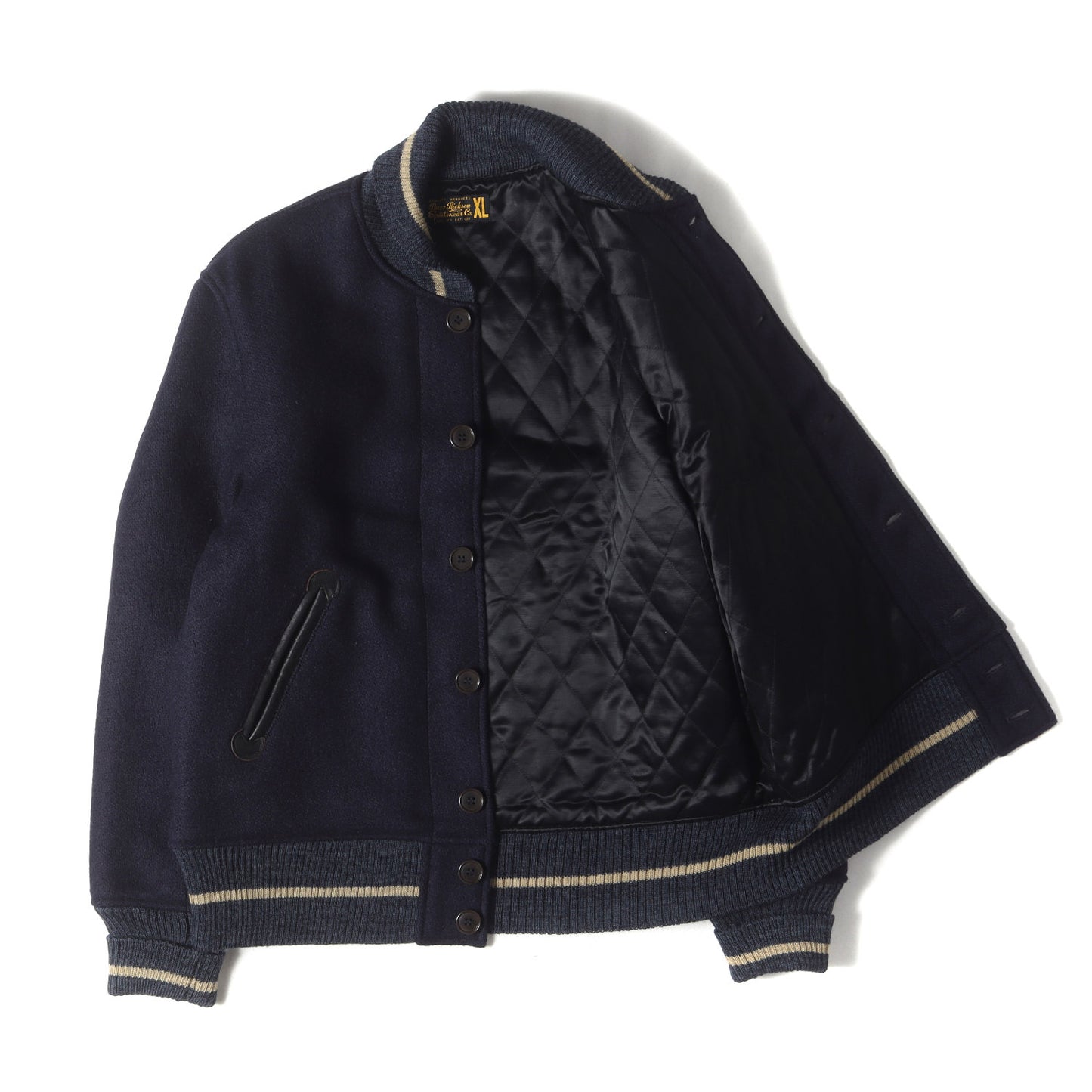 U.S.NAVY メルトンウール ウォームアップ スポーツジャケット (U.S.N. WARM UP JACKET)