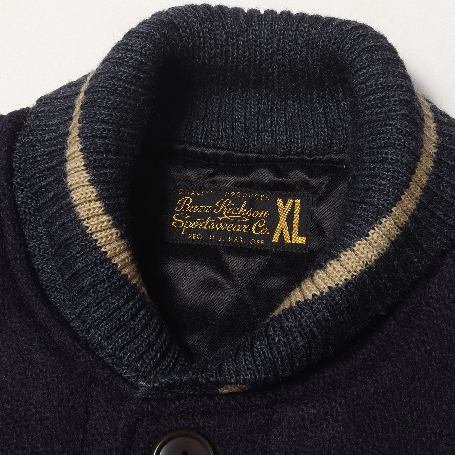 U.S.NAVY メルトンウール ウォームアップ スポーツジャケット (U.S.N.