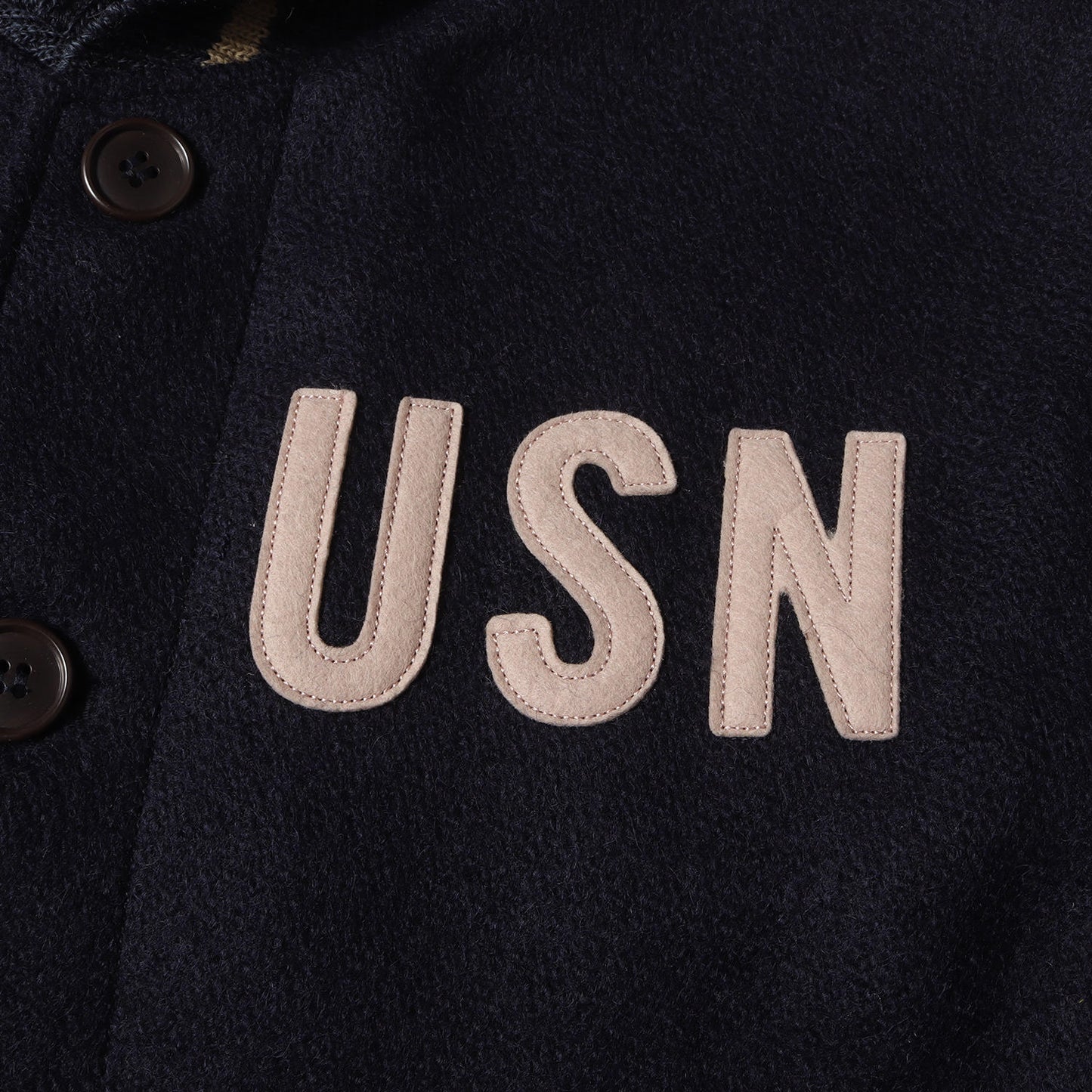 U.S.NAVY メルトンウール ウォームアップ スポーツジャケット (U.S.N. WARM UP JACKET)