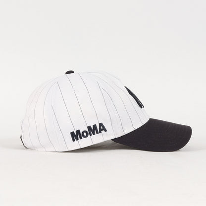 ×MoMA / 二ューヨーク近代美術館 ピンストライプ 6パネルキャップ
