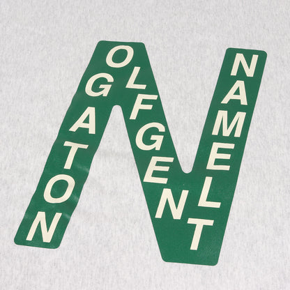 23SS GOLF Nロゴ クルーネック スウェット(INITIAL N CREW SWEAT)