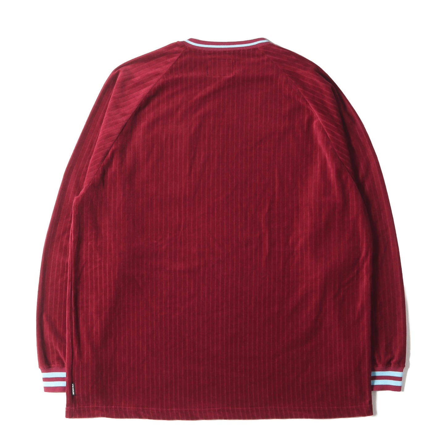 22AW ベロア ロングスリーブ ポケット Tシャツ(LINE-RIB VELOUR LS T)