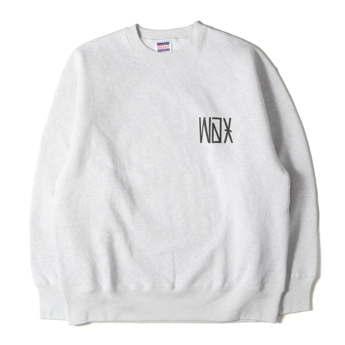 ロゴプリント ヘビー クルーネック スウェット(WAX PRODUCTIONS CREW SWEAT)