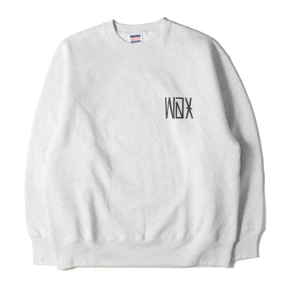 ロゴプリント ヘビー クルーネック スウェット(WAX PRODUCTIONS CREW SWEAT)