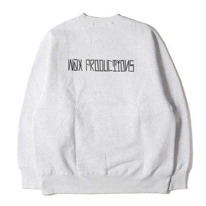 ロゴプリント ヘビー クルーネック スウェット(WAX PRODUCTIONS CREW SWEAT)