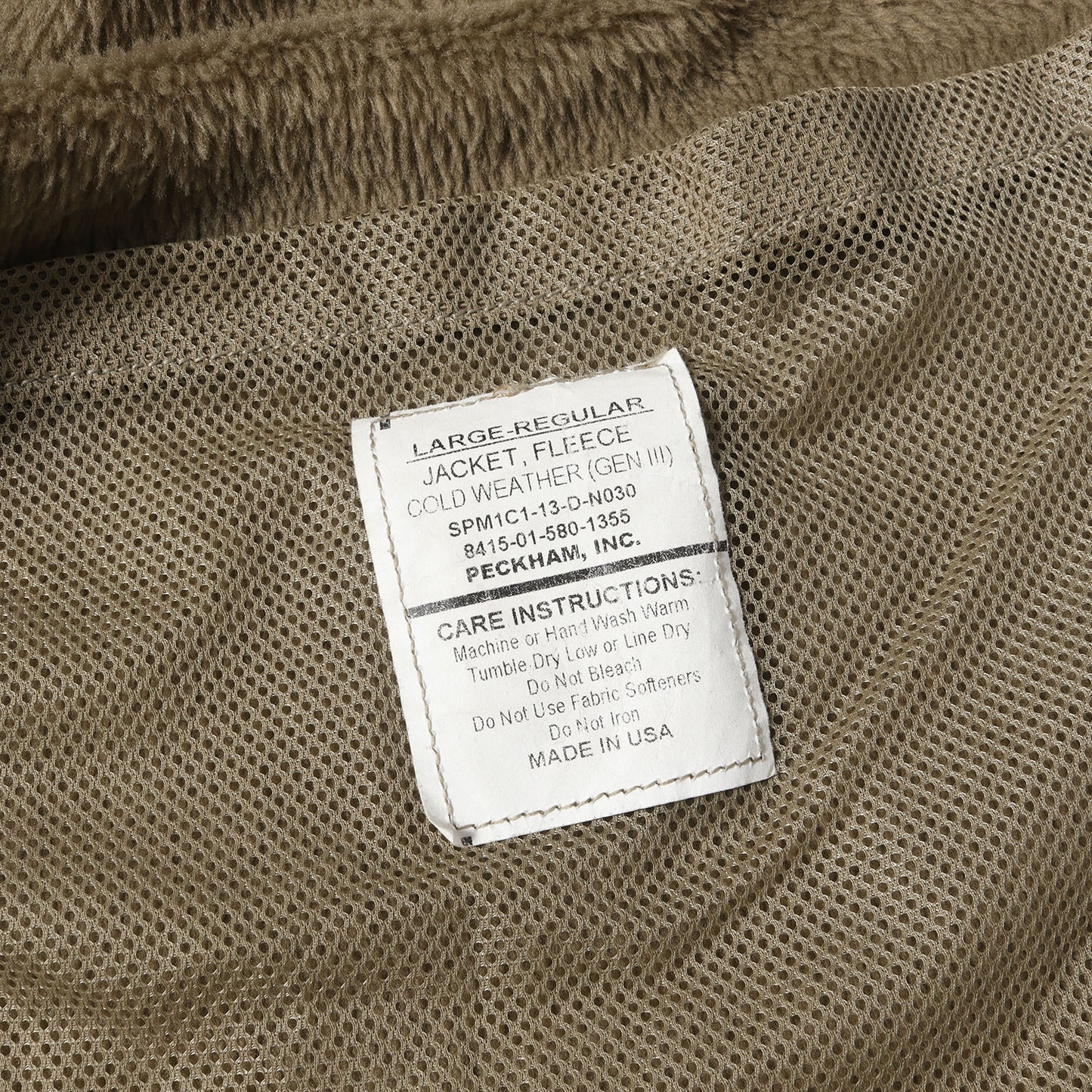 米軍実物 ECWCS GEN3 LEVEL3 ポーラテックフリース ジャケット