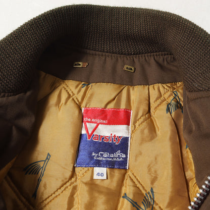 80s Catalina 裏地総柄 ダービージャケット