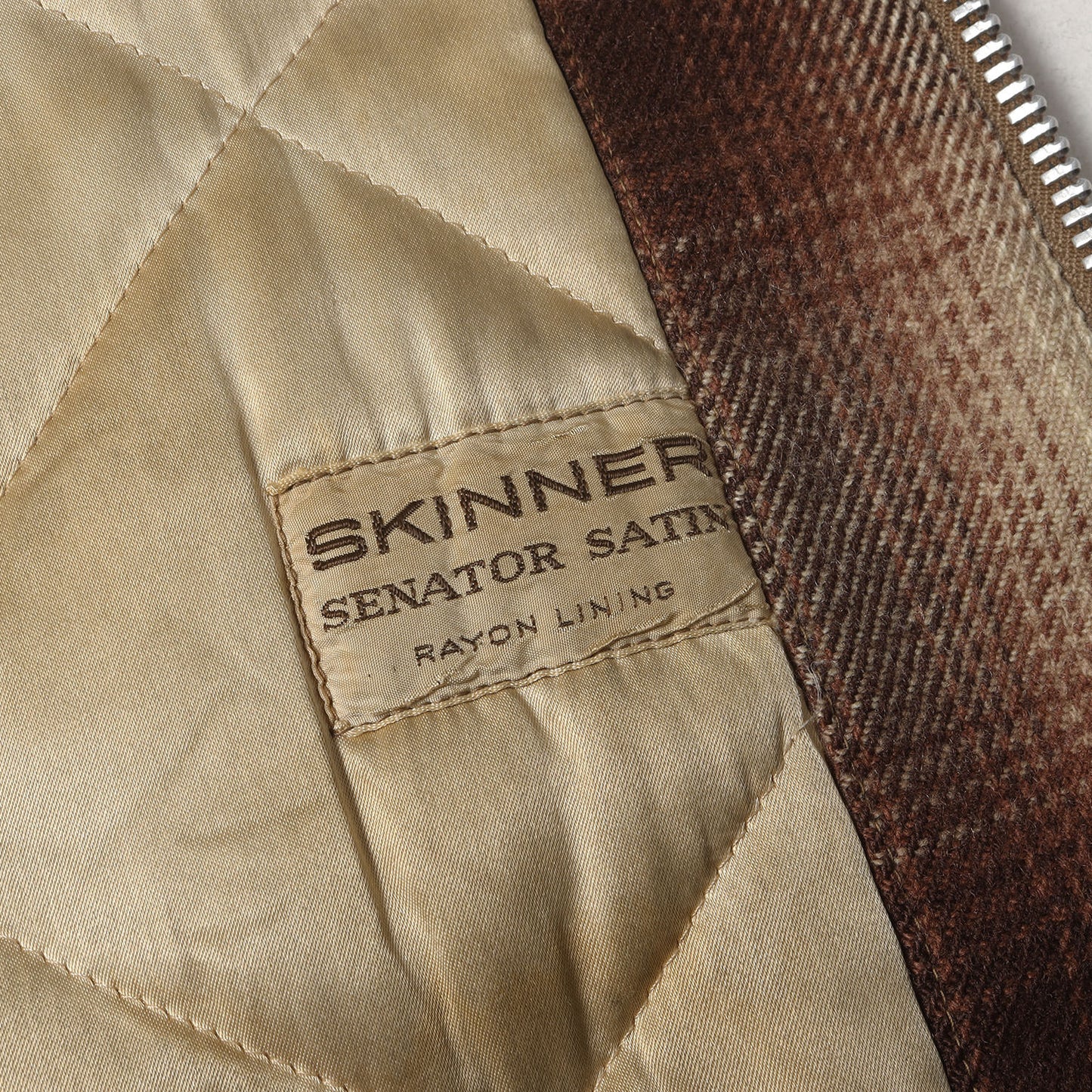 50s LakeLand オンブレチェック ウール ファラオジャケット