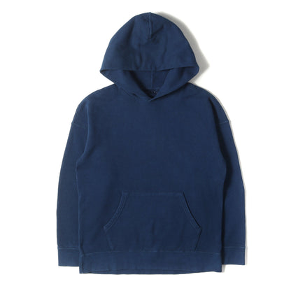 21SS 天然染料染め オーバーサイズ スウェット パーカー(JUMBO HOODIE P.O. N.D.)