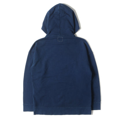 21SS 天然染料染め オーバーサイズ スウェット パーカー(JUMBO HOODIE P.O. N.D.)