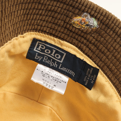00s ルアー柄刺繍 太畝コーデュロイ ハット