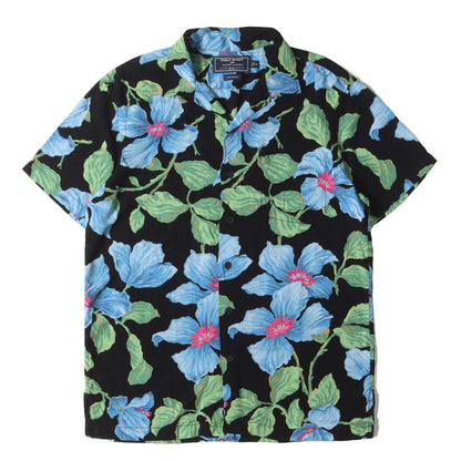 00s POLO SPORT フラワー柄 レーヨン アロハシャツ