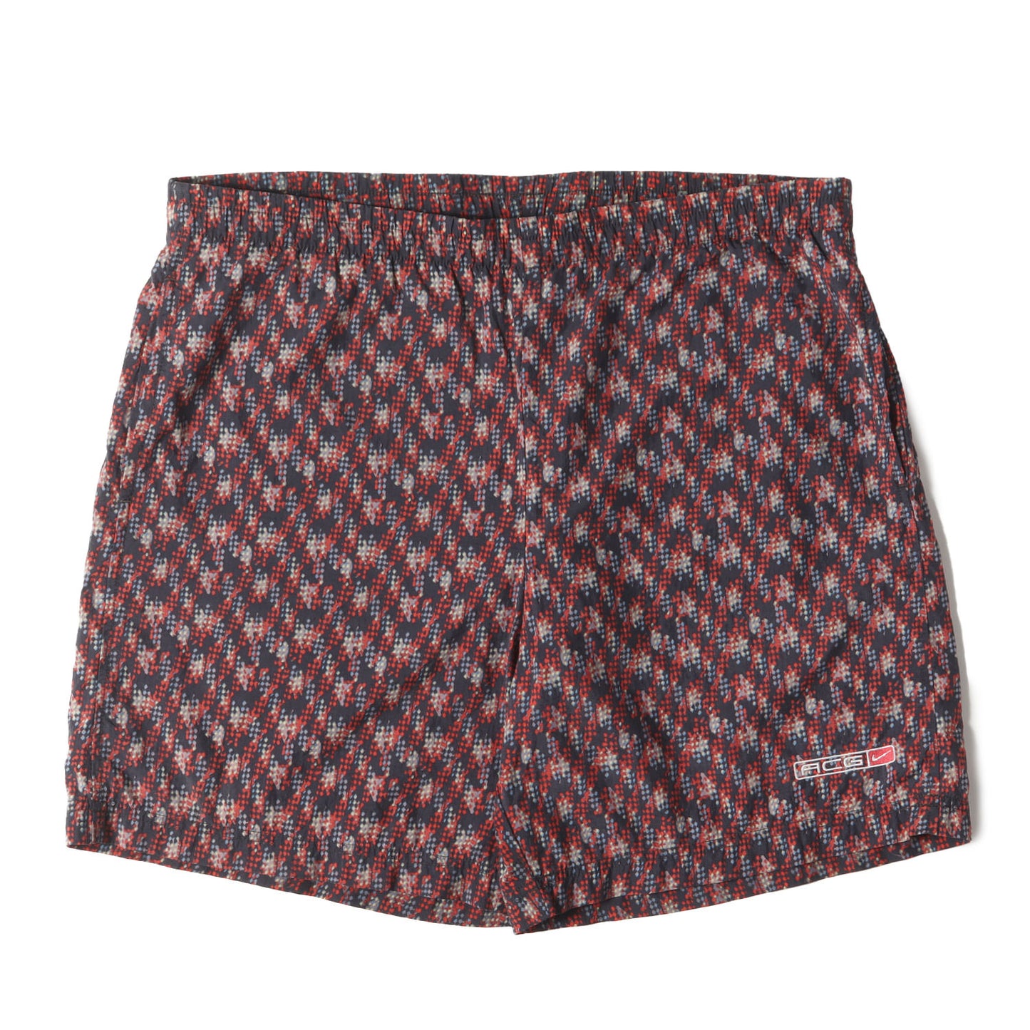 90s ACG デジタル総柄 ナイロン リバー ショーツ