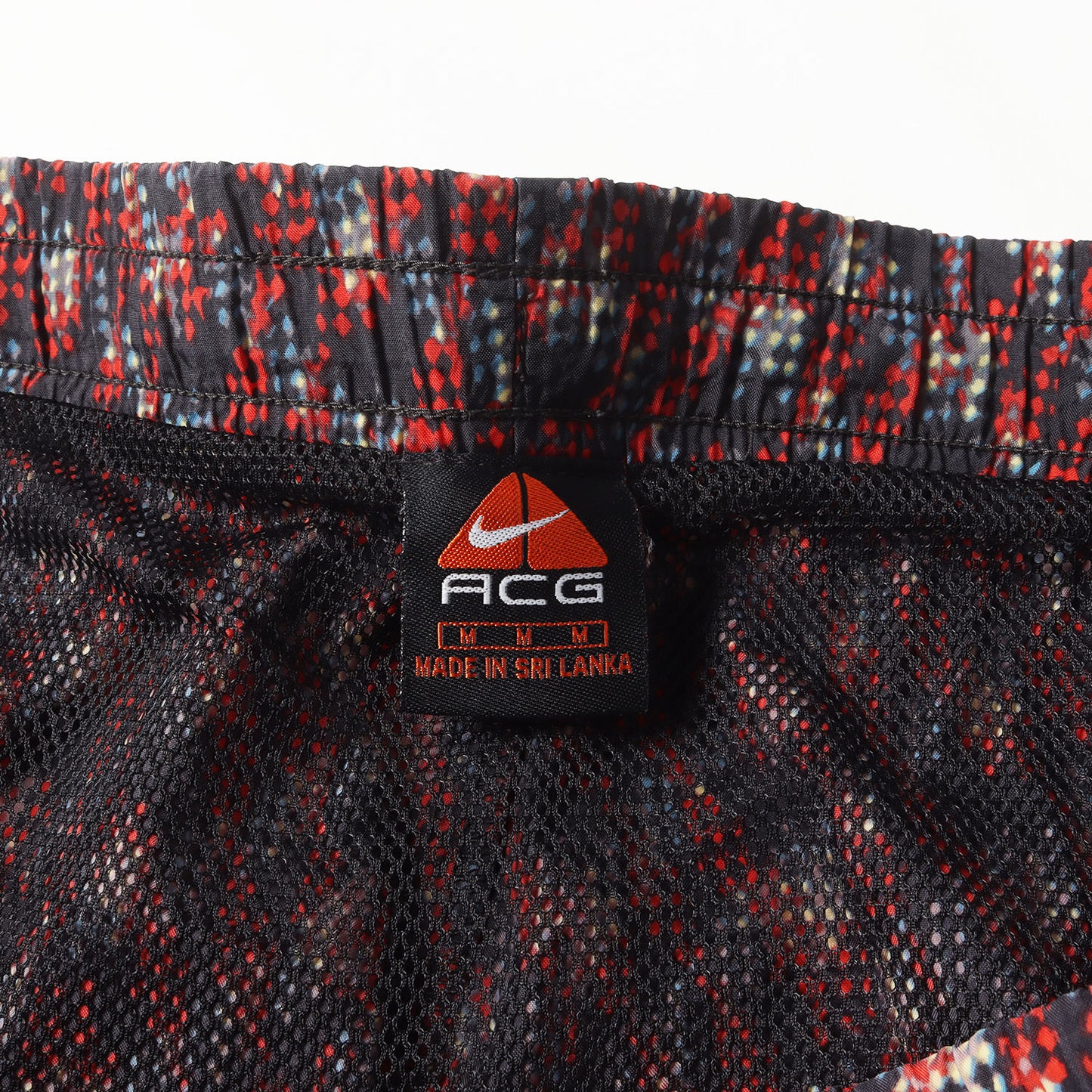 90s ACG デジタル総柄 ナイロン リバー ショーツ