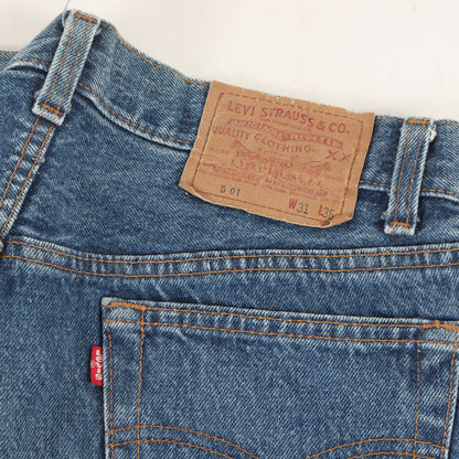 80s 501 デニムパンツ ナイロンフットボタン(USA製 / 501-0000)