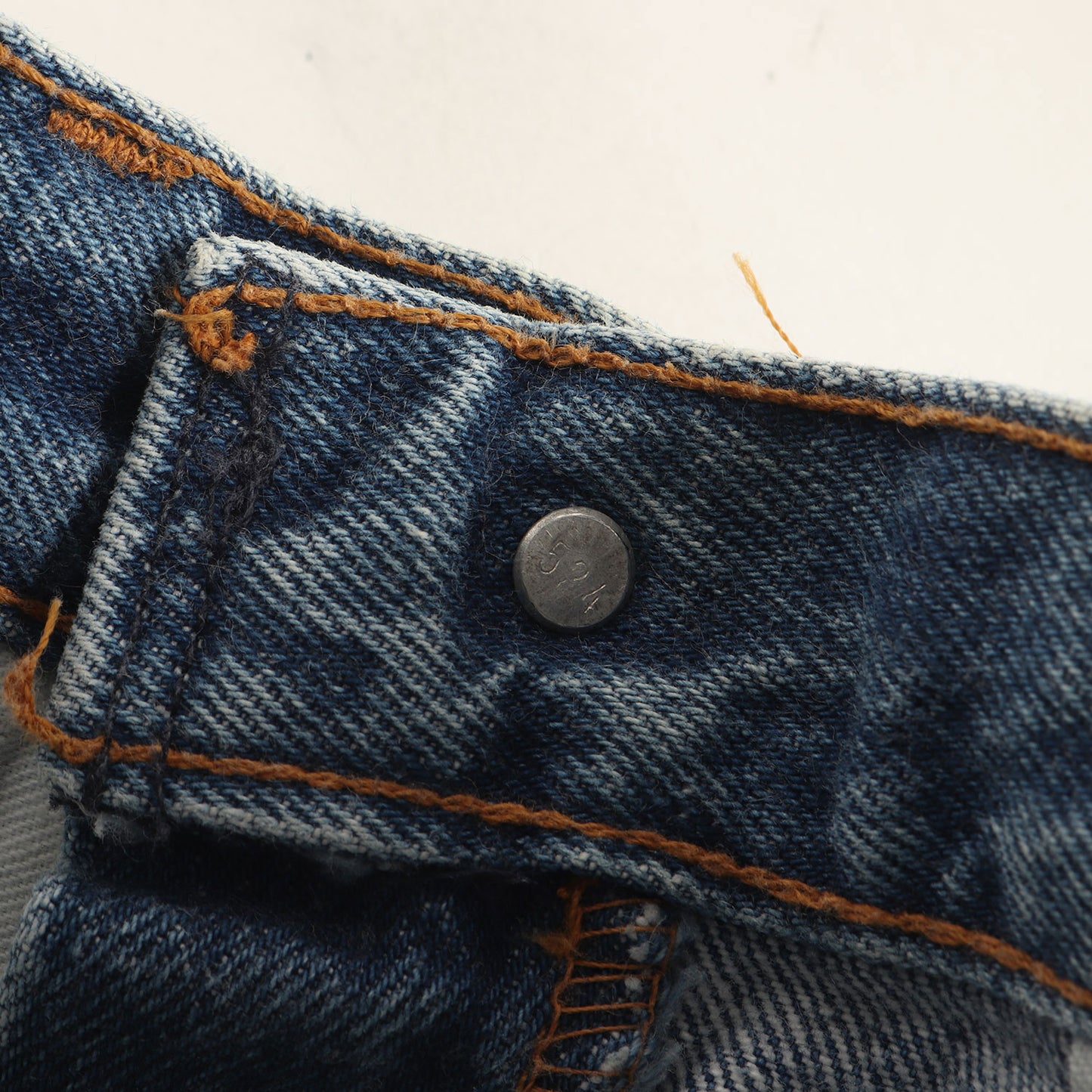 80s 501 デニムパンツ ナイロンフットボタン(USA製 / 501-0000)