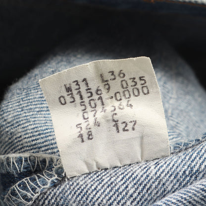 80s 501 デニムパンツ ナイロンフットボタン(USA製 / 501-0000)