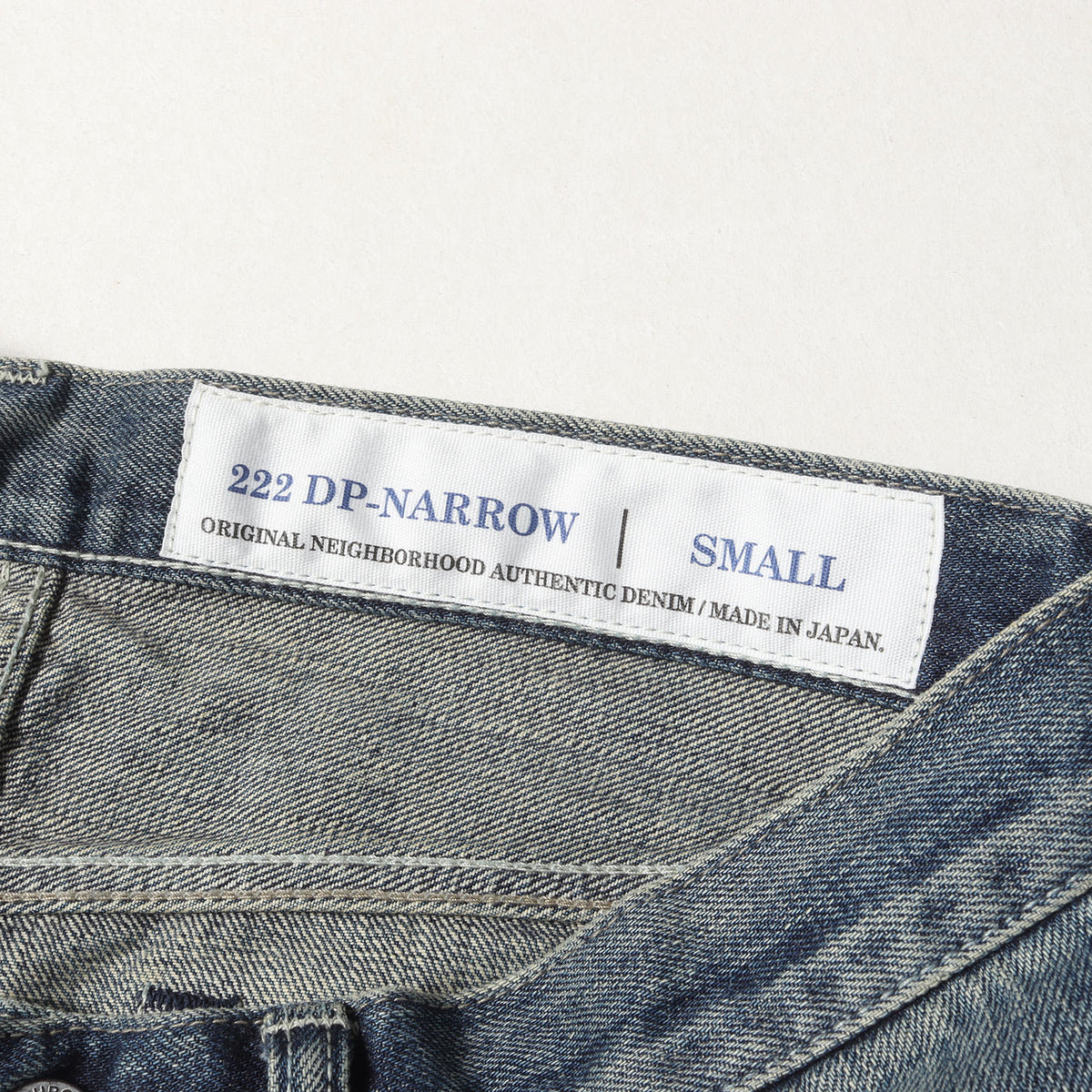22AW ウォッシュド ディープ ナロー デニムパンツ(WASHED. DP NARROW 14OZ-PT)
