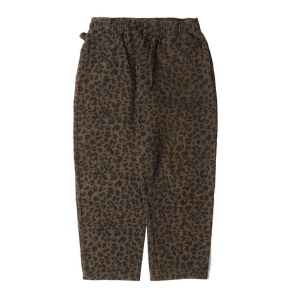 レオパード柄 ヘビーツイル イージーパンツ(The Holiday Comfy fit Leopard Twill Easy Pants)