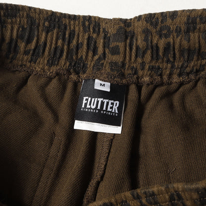 レオパード柄 ヘビーツイル イージーパンツ(The Holiday Comfy fit Leopard Twill Easy Pants)