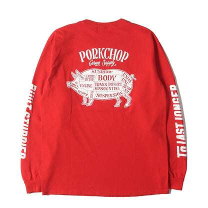 ポーク グラフィック ロングスリーブ Tシャツ