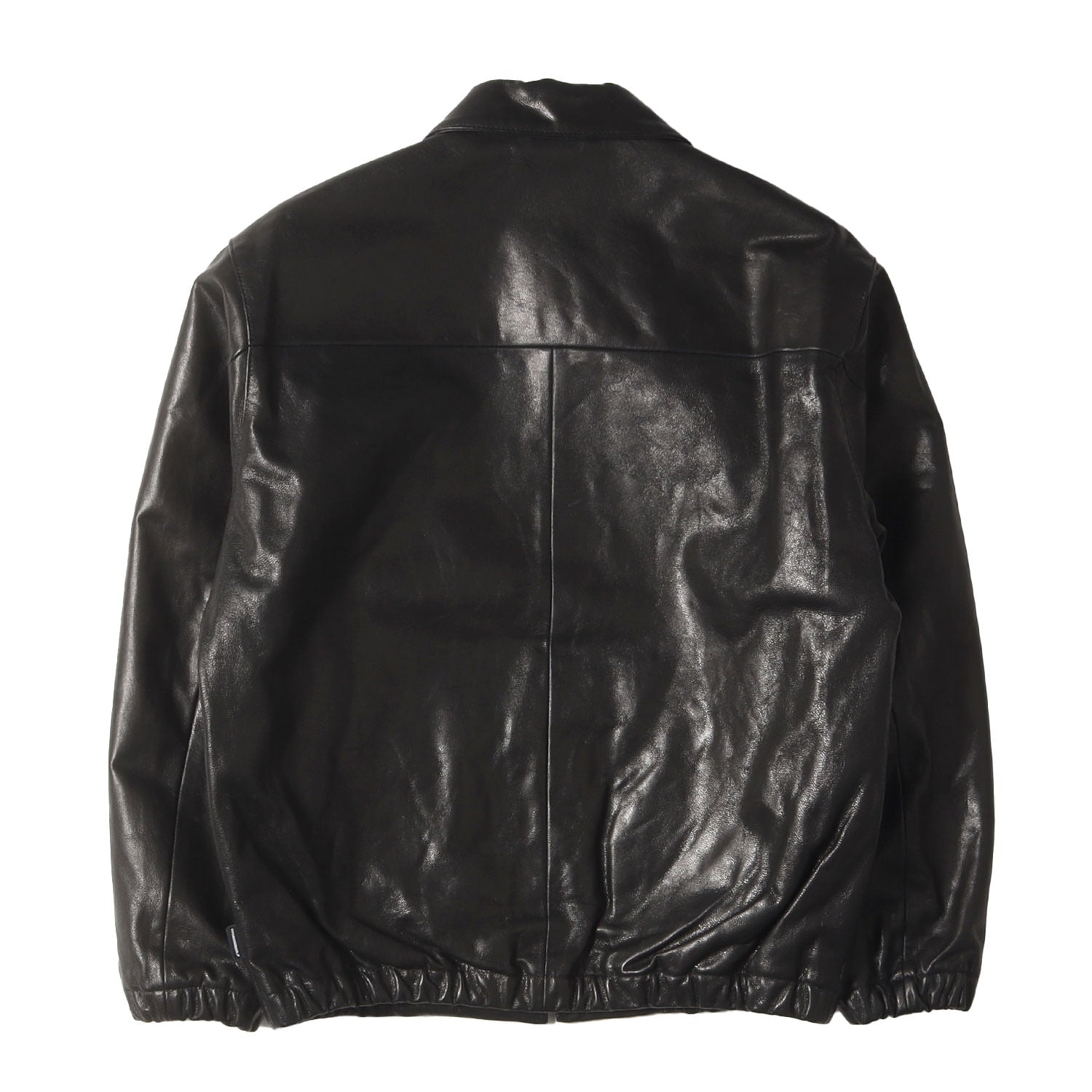 希少 PHILIPP PLEIN フード付きレザージャケット パーカー 羊革 