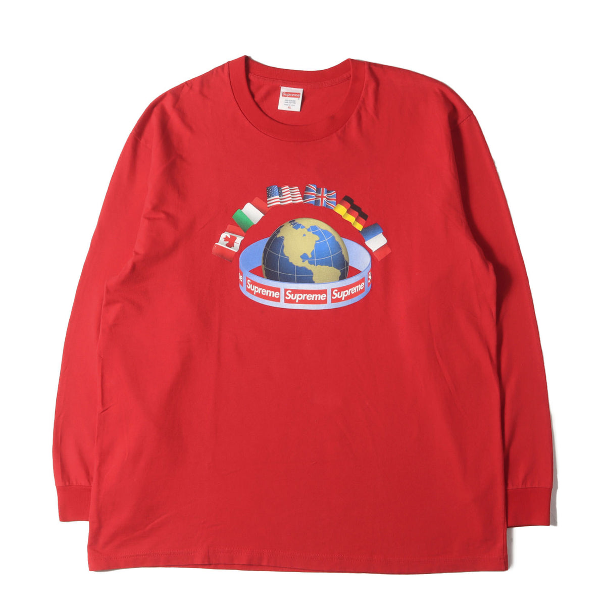 国旗グラフィック ロングスリーブ Tシャツ(Worldwide L/S Tee)