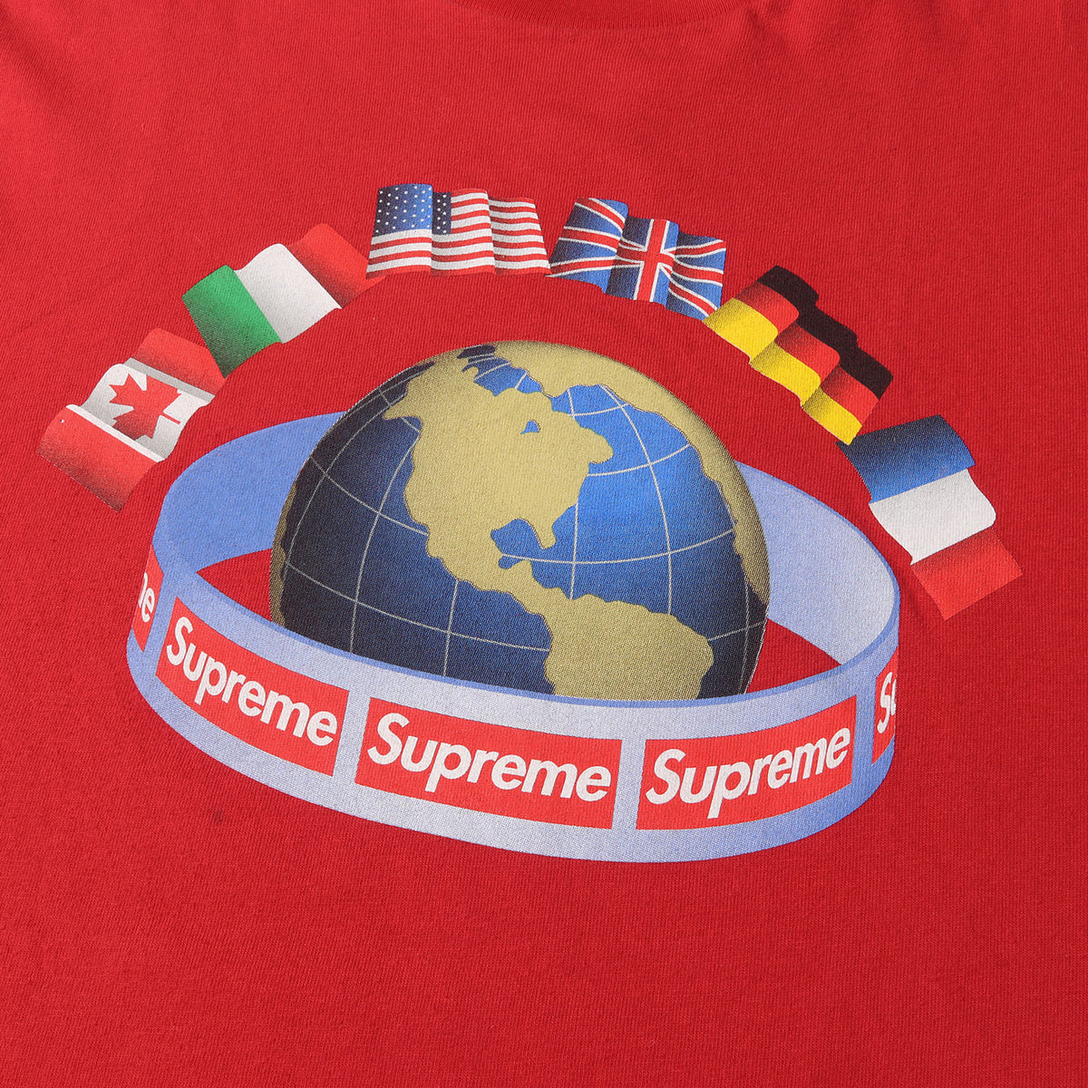国旗グラフィック ロングスリーブ Tシャツ(Worldwide L/S Tee)