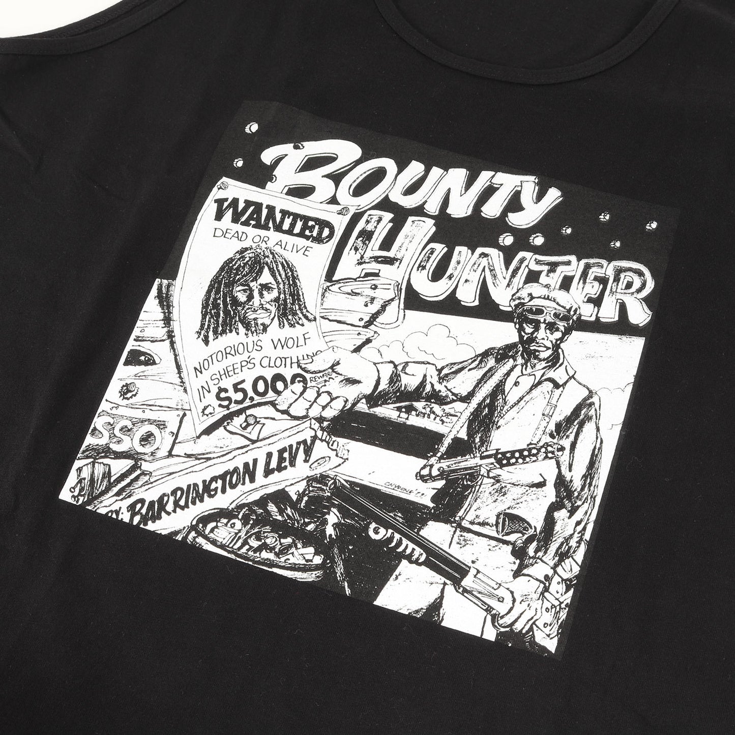 ×Barrington Levy & Jah Life アルバムアート タンクトップ(Bounty Hunter Tank Top)