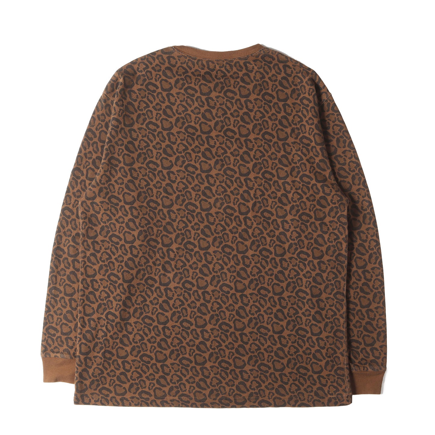チーター柄 BOXロゴ ロングスリーブ ヘビー Tシャツ(Classic Logo LS Tee)
