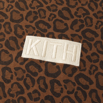 チーター柄 BOXロゴ ロングスリーブ ヘビー Tシャツ(Classic Logo LS Tee)