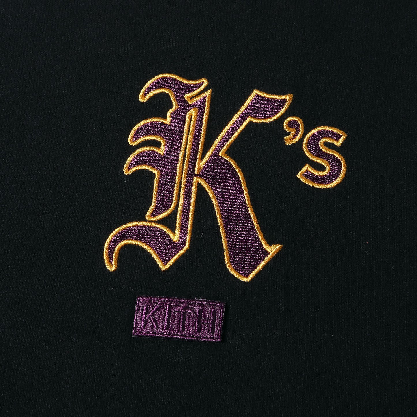 ゴシックロゴ刺繍 クルーネック Tシャツ(Gothic K Tee)