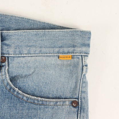 21SS ダメージリペア加工 テーパード デニムパンツ
