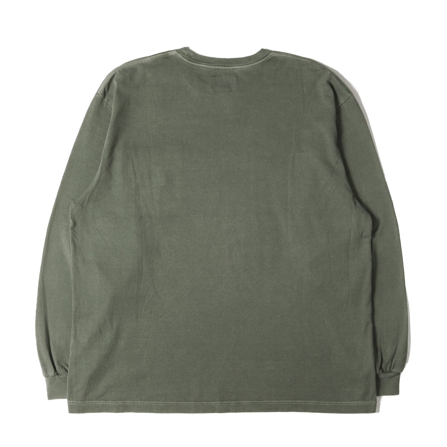 20SS ピグメントダイ加工 ロングリーブ ポケットTシャツ(HORIZON PIGMENT DYS LS)