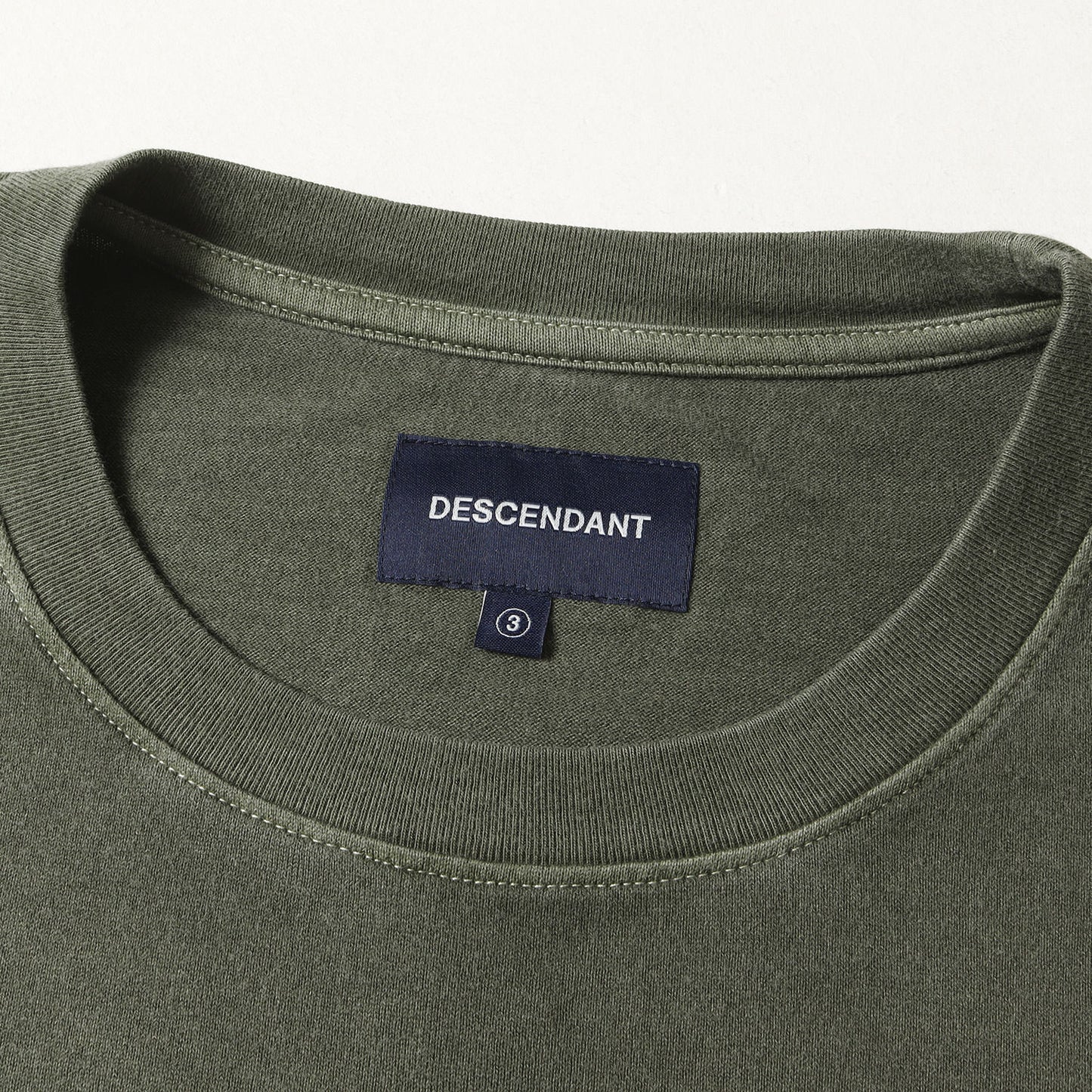 20SS ピグメントダイ加工 ロングリーブ ポケットTシャツ(HORIZON PIGMENT DYS LS)