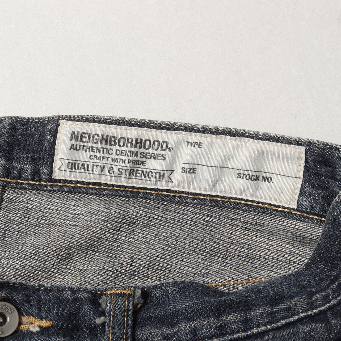 ディープ ミディアム リジッド デニムパンツ(RIGID.DP MIDI / 14OZ-PT)