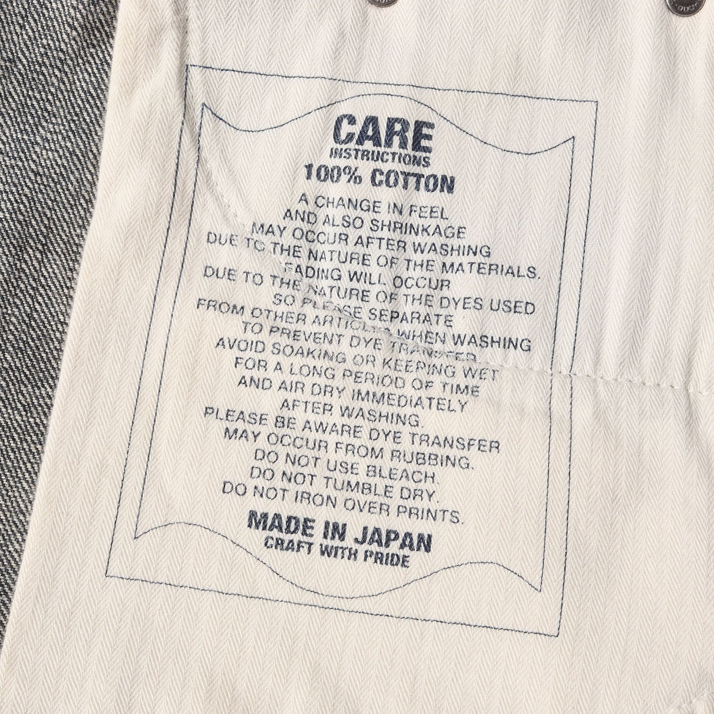 ディープ ミディアム リジッド デニムパンツ(RIGID.DP MIDI / 14OZ-PT)