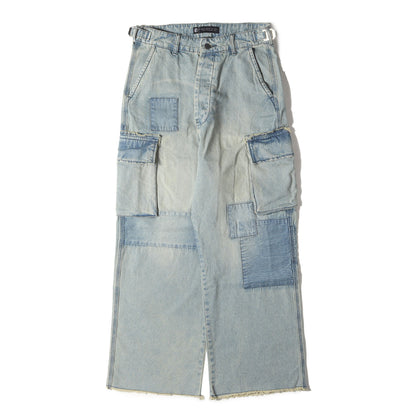 リペア&ヴィンテージ加工 カーゴ デニムパンツ